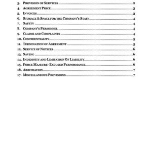 Cleaning Services Agreement | Netsheria Services Agreement template in Kenya