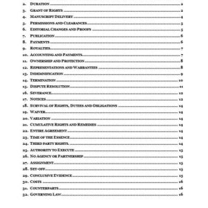 Electronic Publishing Agreement ( Company to Individual) | Netsheria legal business documents for authors in Kenya