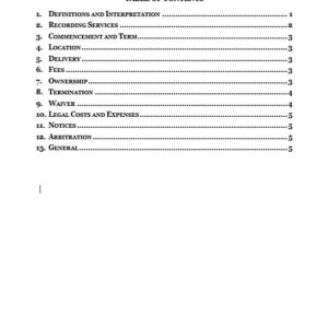 Music Production Agreement | Netsheria Intellectual Property legal documents in Kenya