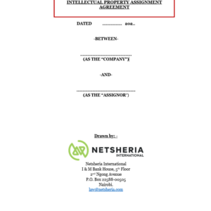 Intellectual Property Assignment | Netsheria Intellectual Property legal documents in kenya