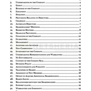 Shareholders Agreement | Netsheria legal documents online in Kenya